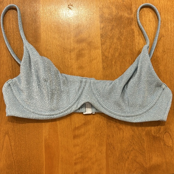 Blackbough baby blue mix and match two-piece swim set - Picture 6 of 10